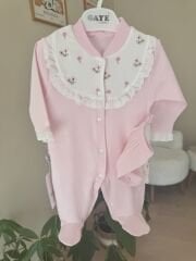 Pembe Fisto bereli tulum