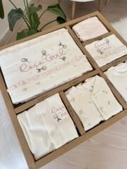 PREMİUM rose girl tulumlu 10 parça set