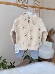 Mavi sevimli hayvan 3 ip eşofman takımı