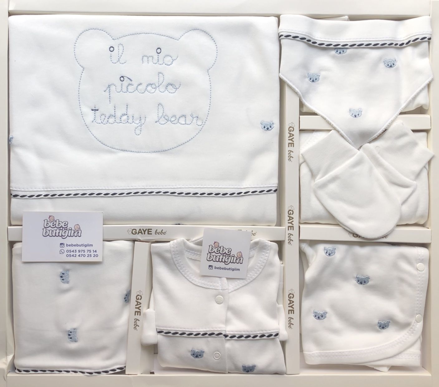 Ayıcıklı 10 parça hastane çıkış seti