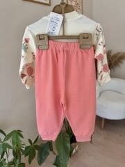Pembe sevimli desen 2’li takım