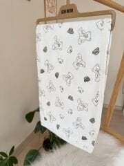 Ayıcıklı pamuklu battaniye