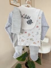 Gri balıklı 5’li set