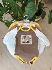 Malaga 3’lü çıtçıtlı badi set