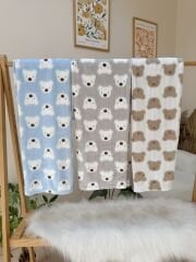 Ayıcıklı Welsoft polar battaniye