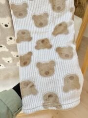 Ayıcıklı Welsoft polar battaniye