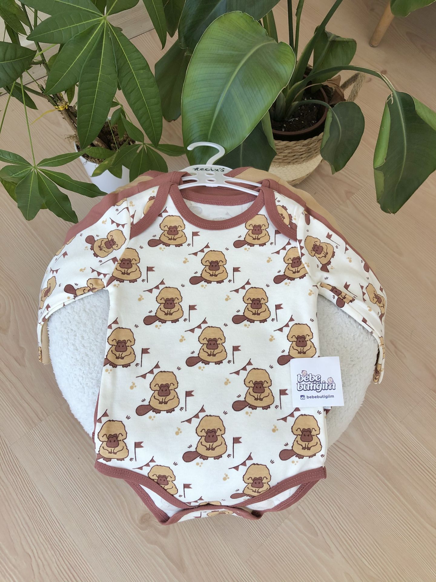 Ornitorenk 3’lü çıtçıtlı badi set