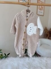 Kahve kapüşonlu Welsoft tulum