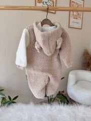 Kahve kapüşonlu Welsoft tulum