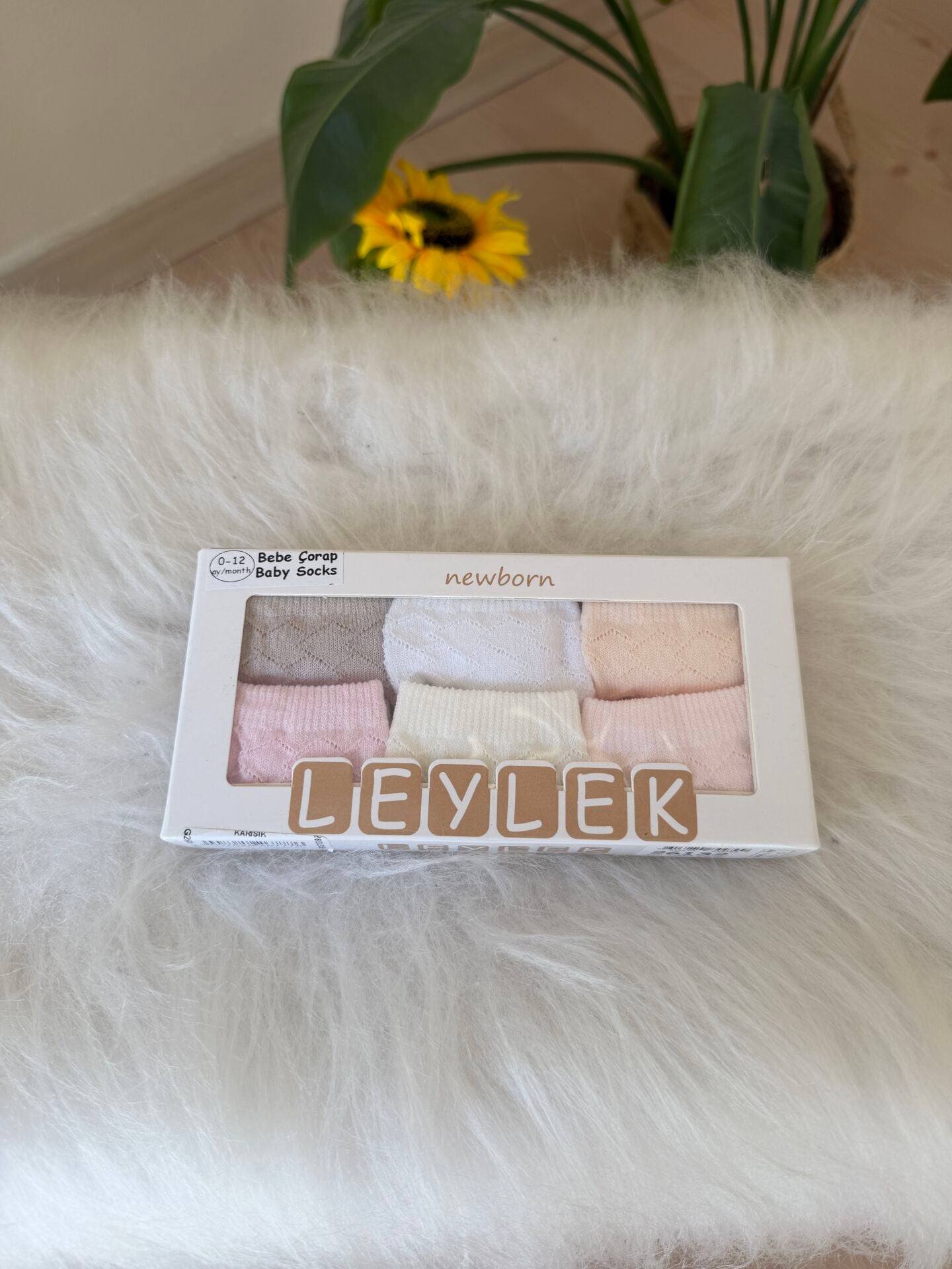 Kız renkli 6’lı çorap set