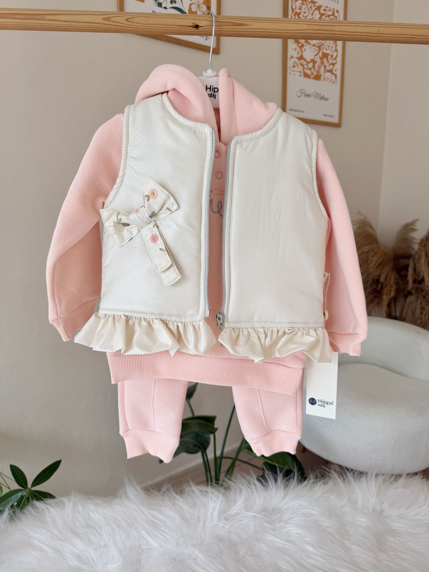 Premium yüksek kalite yelekli 3’lü takım