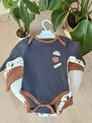 Renkli daireler 3’lü çıtçıtlı badi set