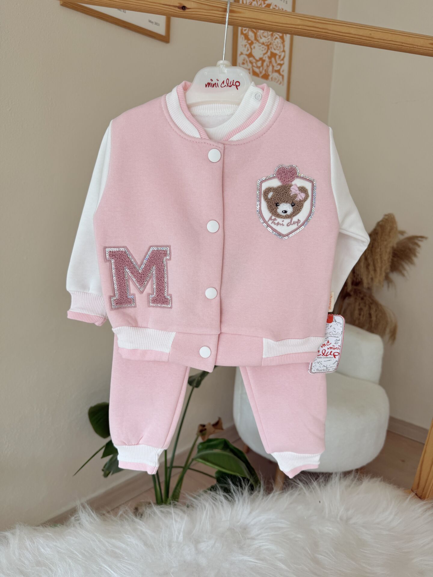 Kolej ceketli 3’lü takım