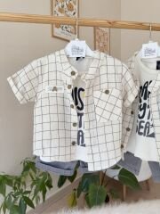 KARELİ GÖMLEKLİ TAKIM