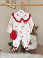 Premium yaka detaylı bereli tulum