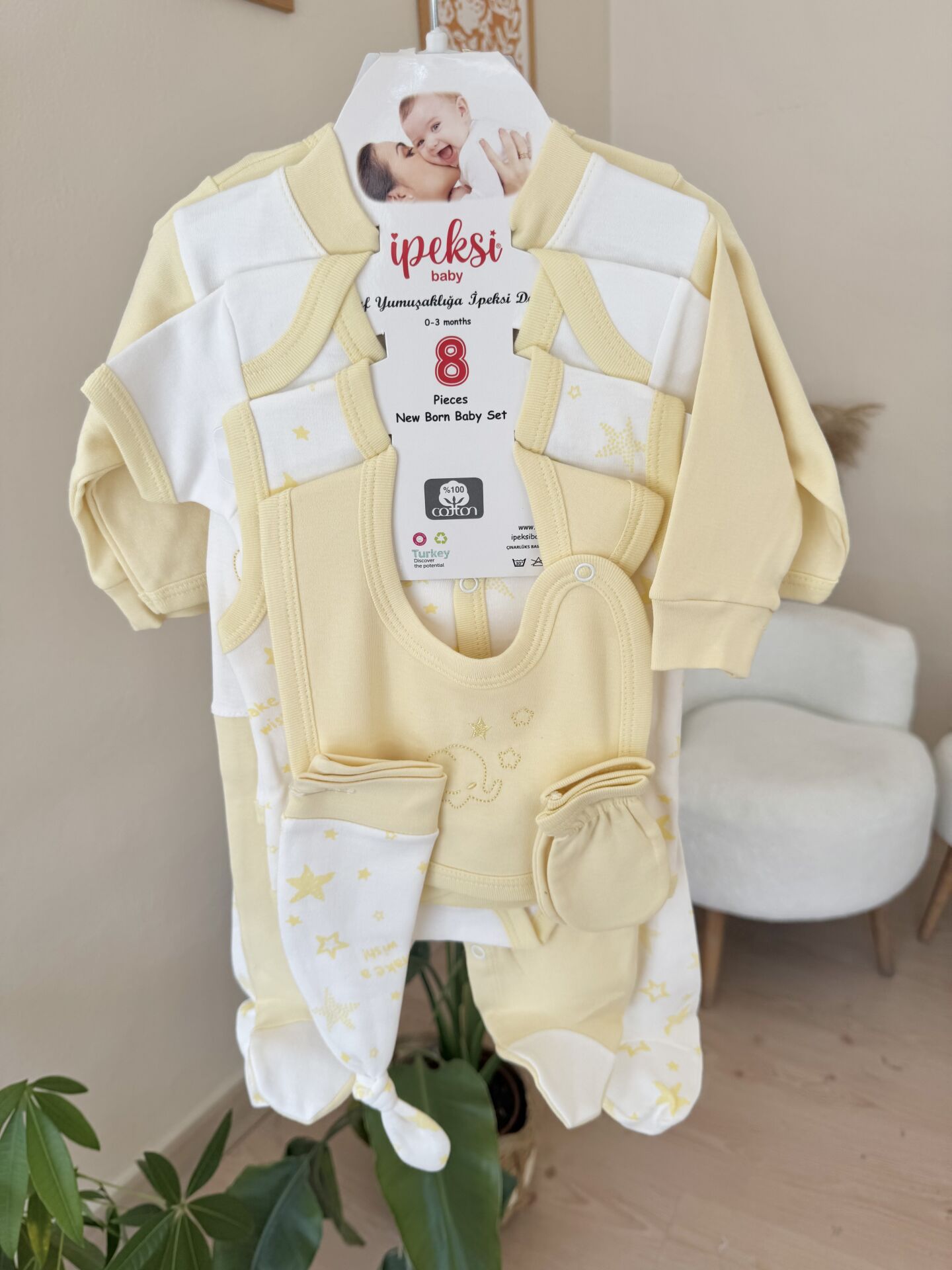 8’li yenidoğan set