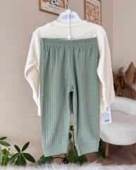 Yeşil sevimli desen 2’li takım