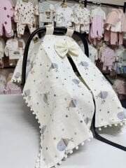 PREMİUM mavi balıklı Puset takımı