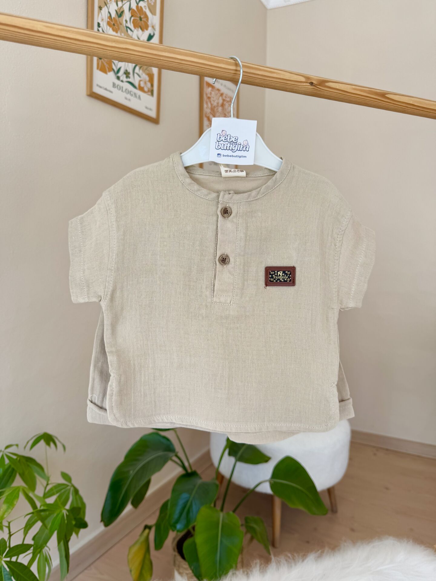 Kahve müslin takım