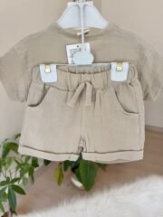 Kahve müslin takım