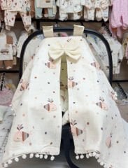 PREMİUM pembe balıklı Puset takımı