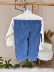 Mavi sevimli desen 2’li takım