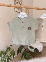 Yeşil müslin takım