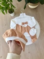 Kiremit papyonlu ayıcık 5’li set