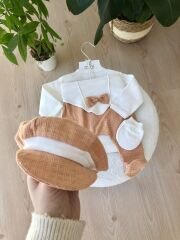 Kiremit papyonlu ayıcık 5’li set