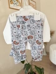 Kiremit aslanlı 3’lü takım