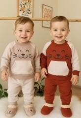 Aslan figürlü  3’lü takım KİREMİT