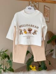 Bear welsoft hırkalı 3’lü takım