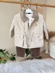 Premium mevsimlik montlu 3’lü takım