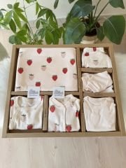 Organik çilek 10 parça hastane çıkış set