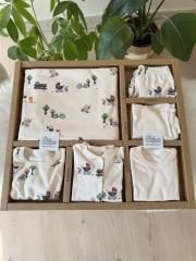 Organik ağaç bisiklet 10 parça hastane çıkış set