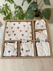 Organik kalpli 10 parça hastane çıkış set