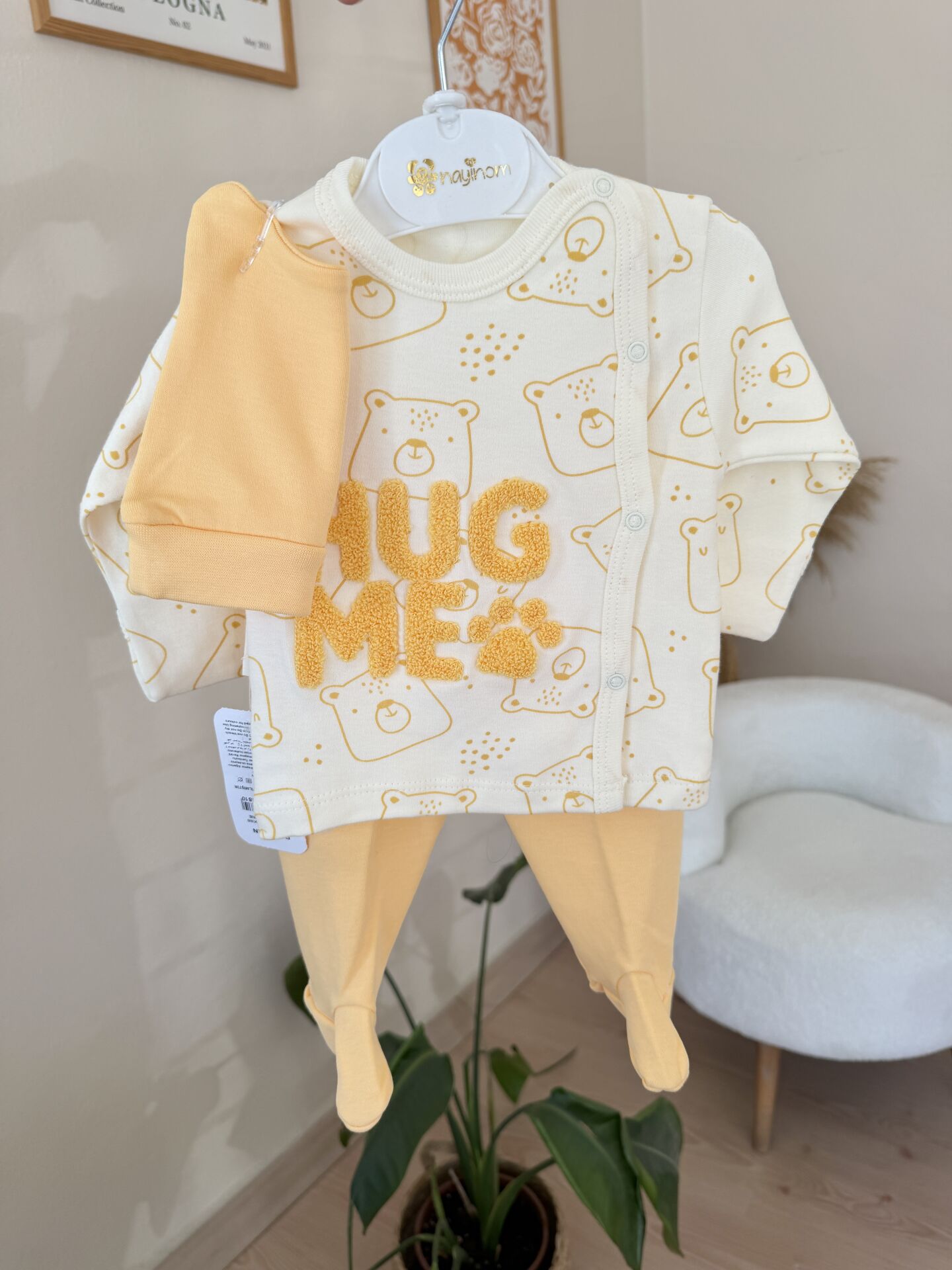 Sarı hug me 3’lü pratik takım