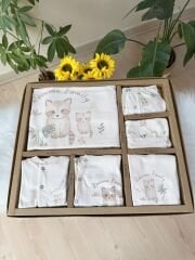 Organik Roccon family 10 parça tulumlu hastane çıkışı