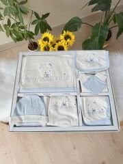 Mavi sevimli ayıcık 10 parça hastane çıkışı