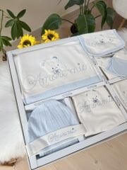 Mavi sevimli ayıcık 10 parça hastane çıkışı