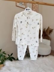 Lüx kalite zürafa aslan pijama takımı