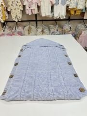 WELSOFT astarlı triko kundak Mavi