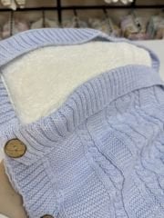 WELSOFT astarlı triko kundak Mavi