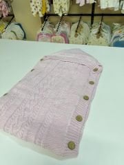 WELSOFT astarlı triko kundak pembe