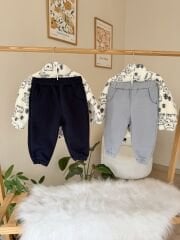 Premium gri Welsoft hırkalı 3’lü takım