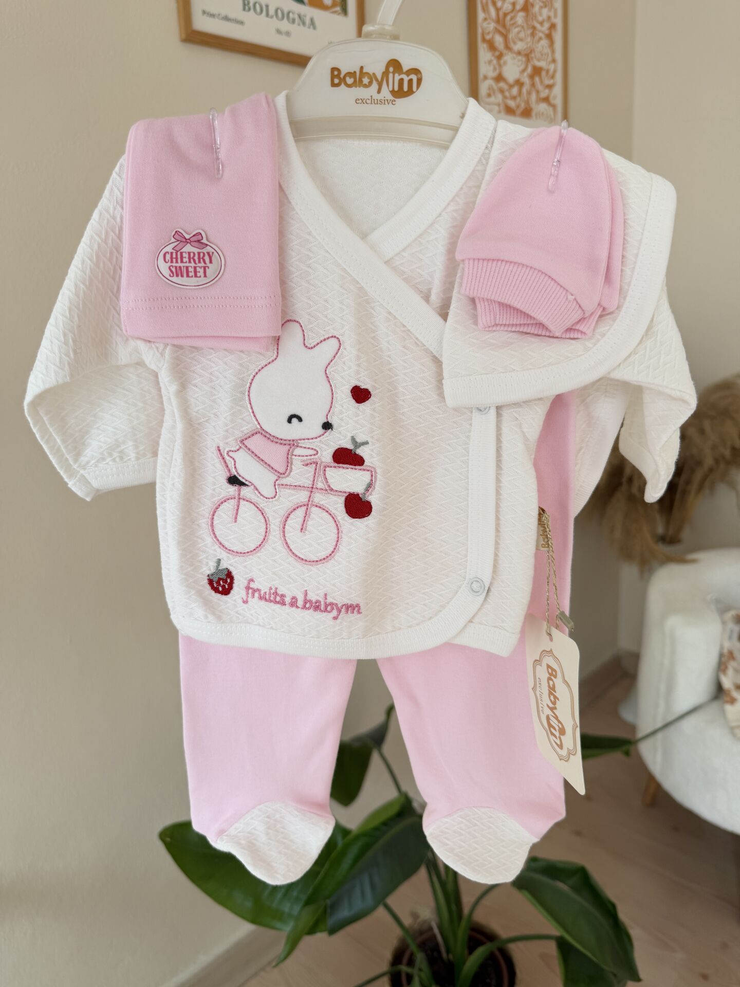 Pembe fruit baby 5’li set