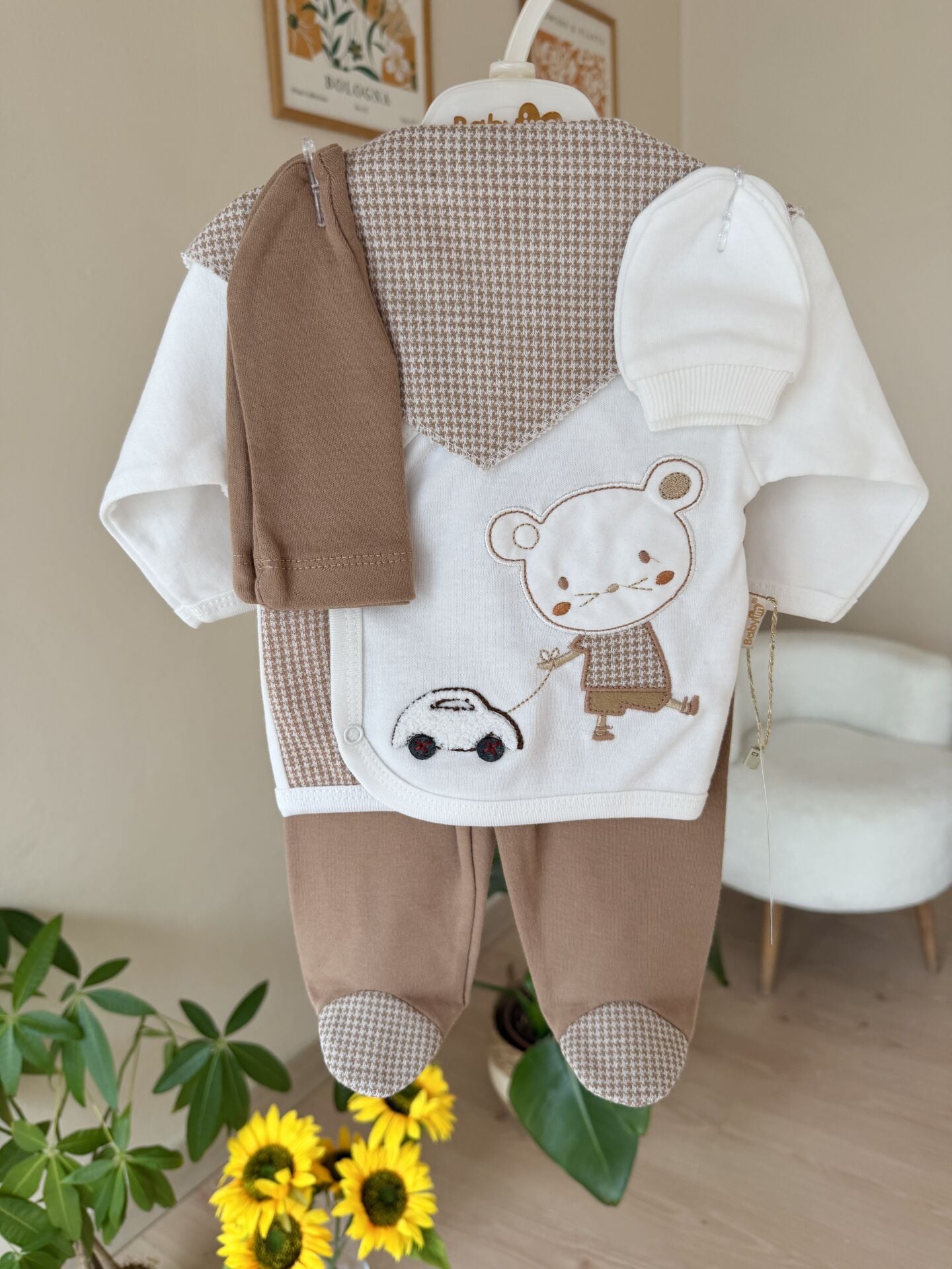 Kahve arabalı 5’li set