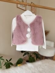 İncili şort etekli 3’lü takım