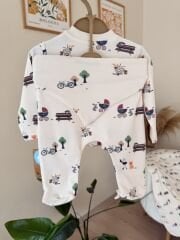 Organik piknik 6’lı battaniyeli set