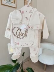 Bej sevimli tavşan 5’li set